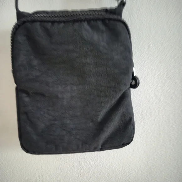 Kipling Eldorado Crossbody Bag Black Small Zip Snap Flap Front Adjustable Travel - Picture 2 of 12